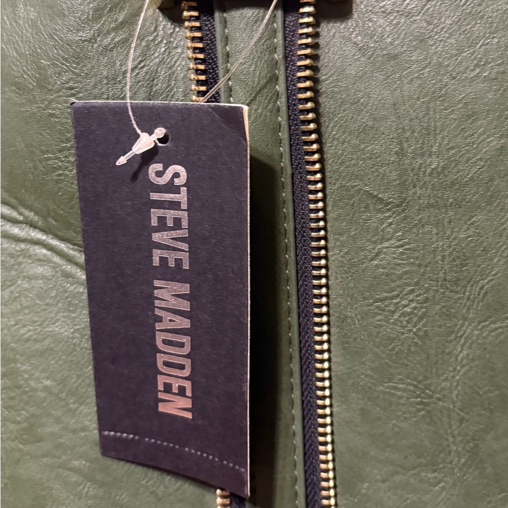 NWT Steve Madden Women's Hunter Green Satchel Bag - Picture 10 of 12